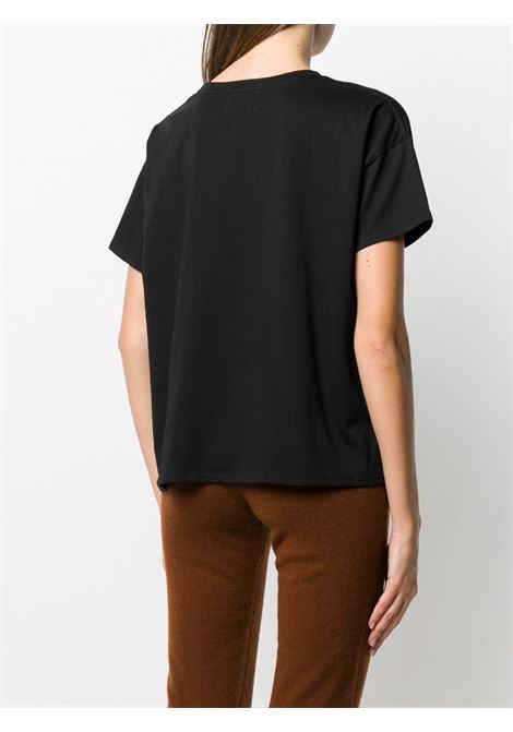 T-shirt oversize a maniche corte in nero Loulou studio - donna LOULOU DE SAISON | BASILUZZOBLK